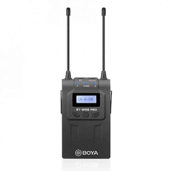 Boya RX8 Pro İki Mikrofon Destekli Kablosuz Alıcı