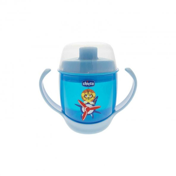 Chicco Bebek Mama Bardağı 180 ml 12+ Ay Mavi