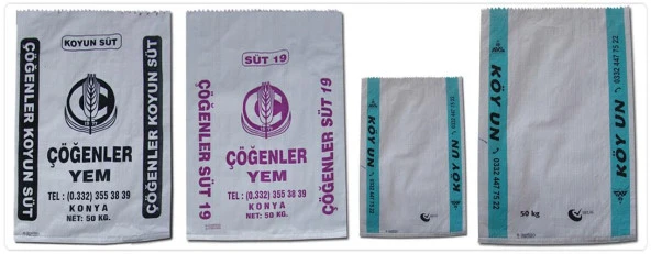 Baskılı Çuval Beyaz İnşaat Moloz Çöp Çuvalı - 50 x 90 Cm. - 5 Adet - Resim 2