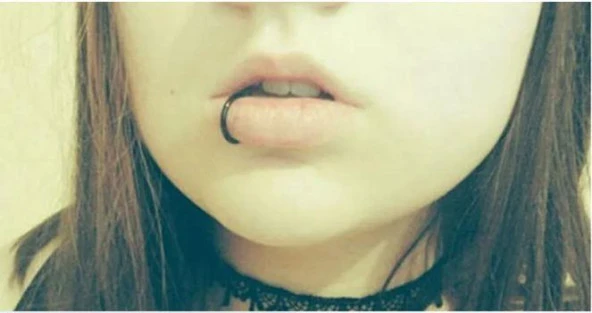 Küpe Kulak Dudak Burun Çelik Piercing Siyah Kadın Erkek İthal 316 L Paslanmaz - Resim 7