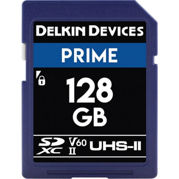 Delkin Devices 128GB Prime Uhs-Ii (V60) Sdxc Hafiza Karti