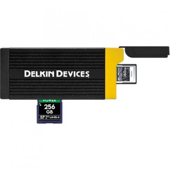 Delkin Devices USB 3.2 Cfexpress™ Type A & Sd Uhs-Iı Hafıza Kartı Okuyucu