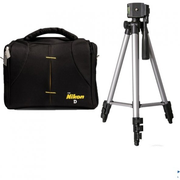 Nikon D5200 Fotoğraf Makinesi İçin 130cm Tripod + Set Çanta - 1