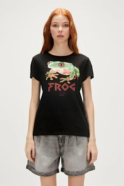 Bad Bear 23.03.07.005-C01 Frog Kadın T-Shirt