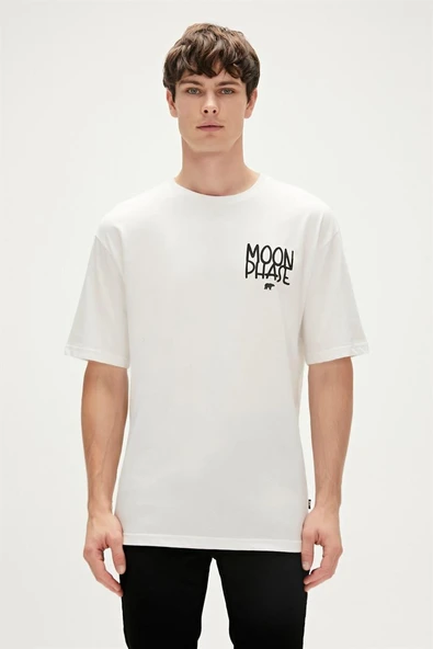 Bad Bear 23.01.07.030-C04 Moon Phase Erkek T-Shirt