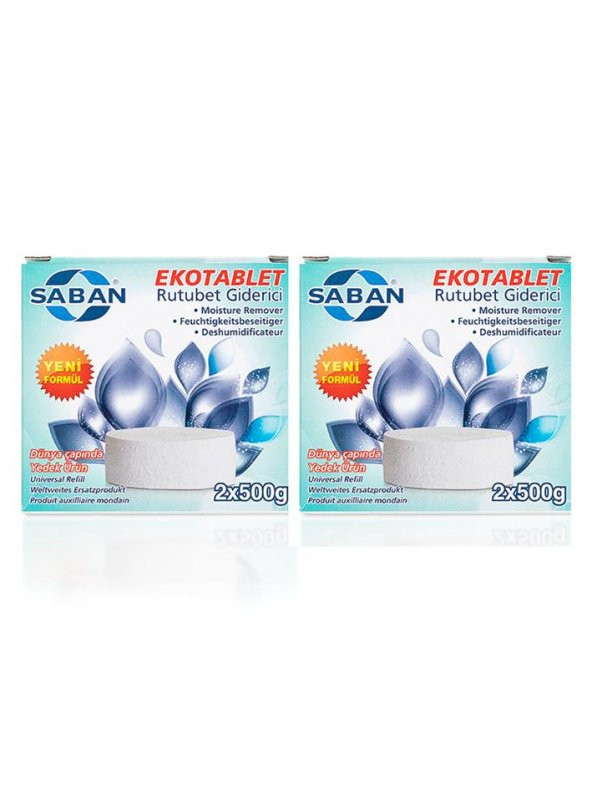 Nem Alıcı Rutubet Ve Küf Önleyici Yedek Tablet Kırmızı Meyve 2x500 2li - Resim 2