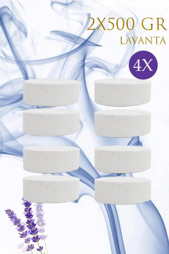 Nem Alıcı Rutubet Ve Küf Önleyici Yedek Tablet Lavanta 2x500 4lü