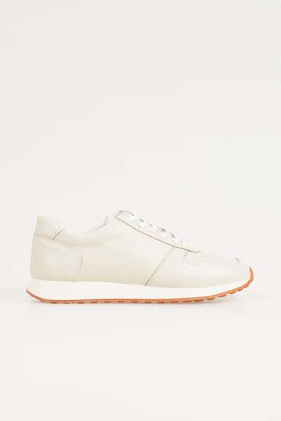 Hakiki Deri Erkek Sneaker Bağcıklı Casual Ayakkabı - Resim 9