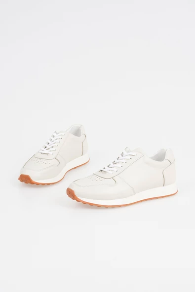 Hakiki Deri Erkek Sneaker Bağcıklı Casual Ayakkabı - Resim 8