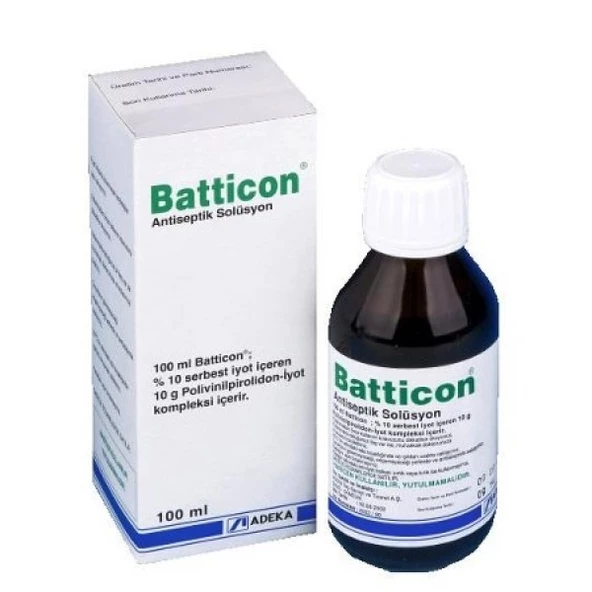 Adeka Batticon Antiseptik Solüsyon 100ml