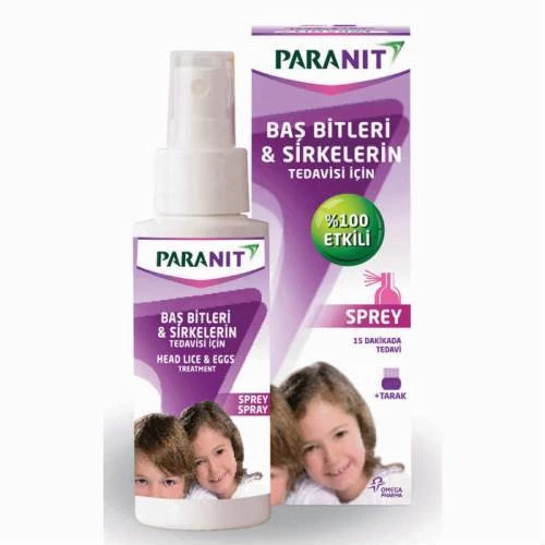 Paranit Baş Bitleri ve Sirkelerinde Etkili Sprey 100ml