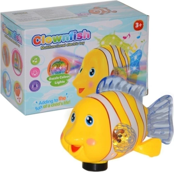 BamBamToys Clownfish Pilli Işıklı ve Sesli Balık