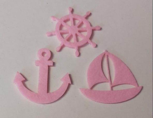 KEÇEDEN PEMBE DENİZ FİGÜRLERİ 25 ADET