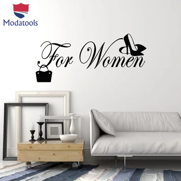 Dekorasyon Duvar Sticker Kadınlar Için Güzellik Salonu Moda Mağazası Ayakkabı Çıkartmaları