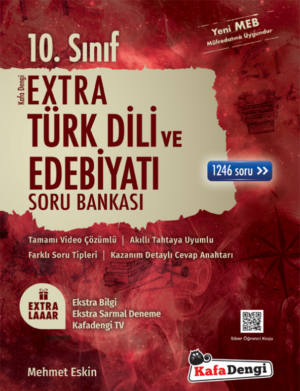 10.Sınıf Extra Türk Dili ve Edebiyatı Soru Bankası (Tümü Video Çözümlü)