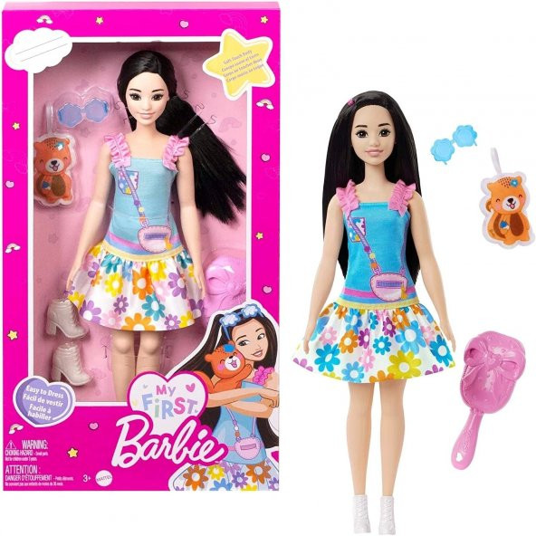 Barbie My First Barbie Ilk Barbie Bebeğim Serisi Bebekleri Renee HLL22