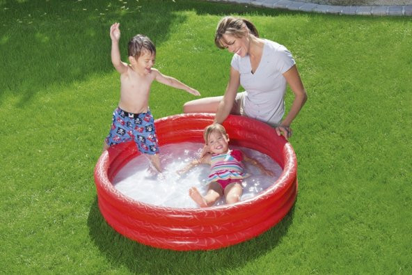 Bestway Çocuk Havuzu 122X25CM Bestway Kırmızı - 51025 - 2