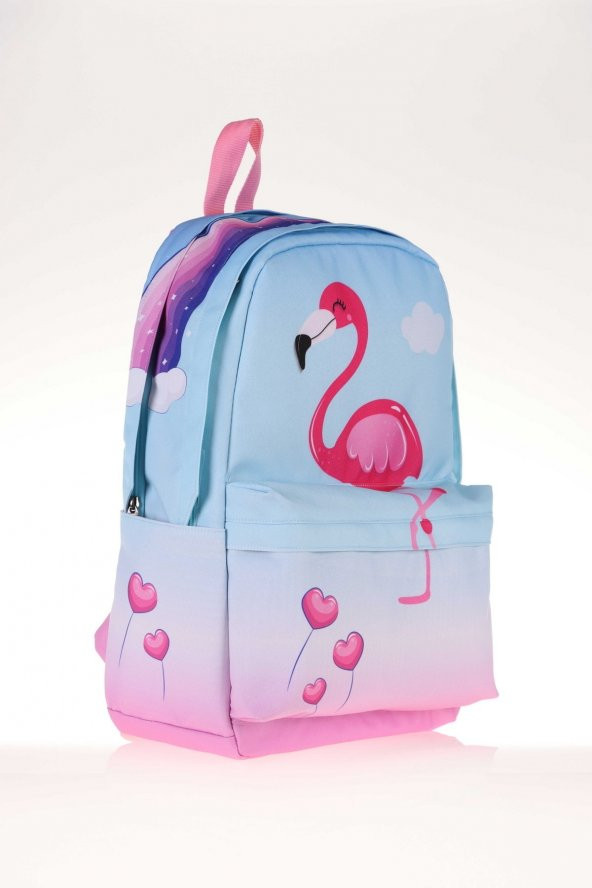 Layer Okul Çantası Rainbow Flamingo (k1395) - 4