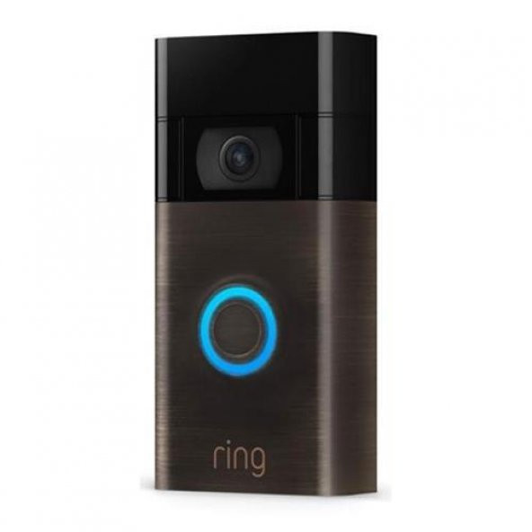 Ring Video Doorbell 1080p Akıllı Smart Görüntülü Kapı Zili Siyah