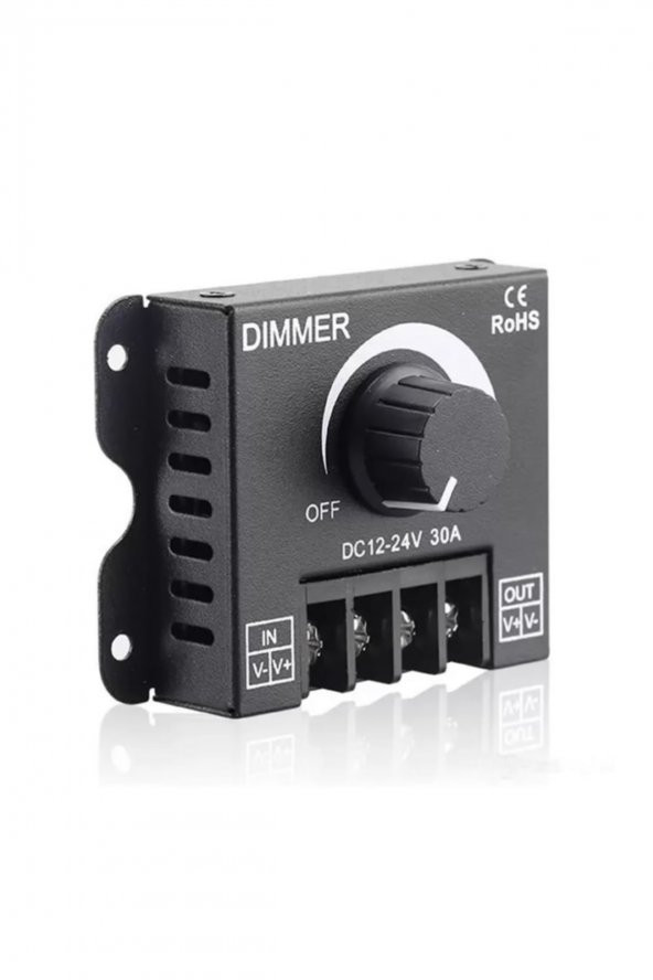 DC 12V 24V 30A Led Sürücü Dimmer  360W 720W Voltaj Ayarlı Ampul - 3