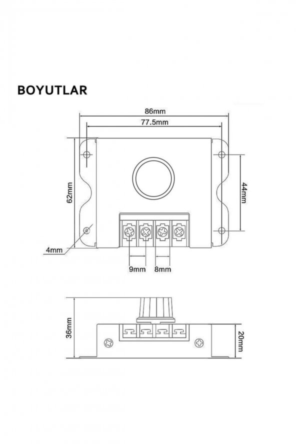 DC 12V 24V 30A Led Sürücü Dimmer  360W 720W Voltaj Ayarlı Ampul - 8