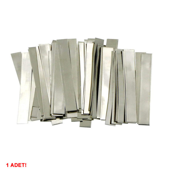 Nikel Tel 6mm x 50 mm  Lehimlenebilir Pil Bağlantı Teli 18650 Lio - 7