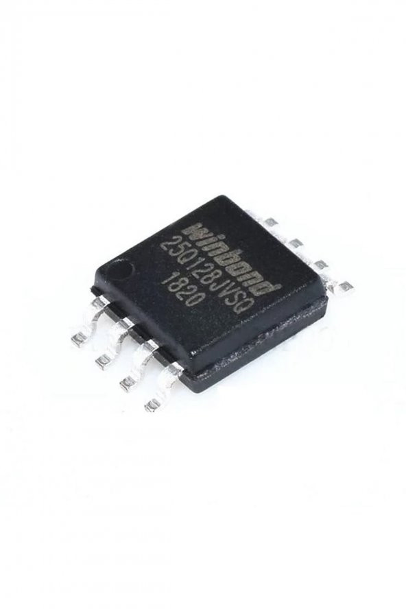 Winbond W25Q128JVSIQ 128M-bit Seri Flash 3.3V SPI  Hafıza Entegresi 65536 Sayfa Uniform 4KB - 4