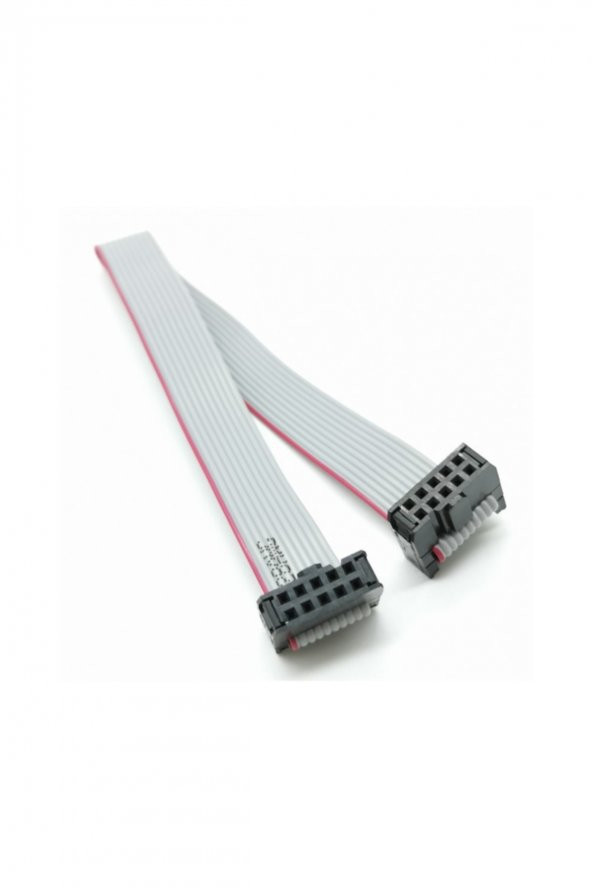 20cm 10 Pin IDC Flat Ribbon Kablo 2.54mm Pitch - 2