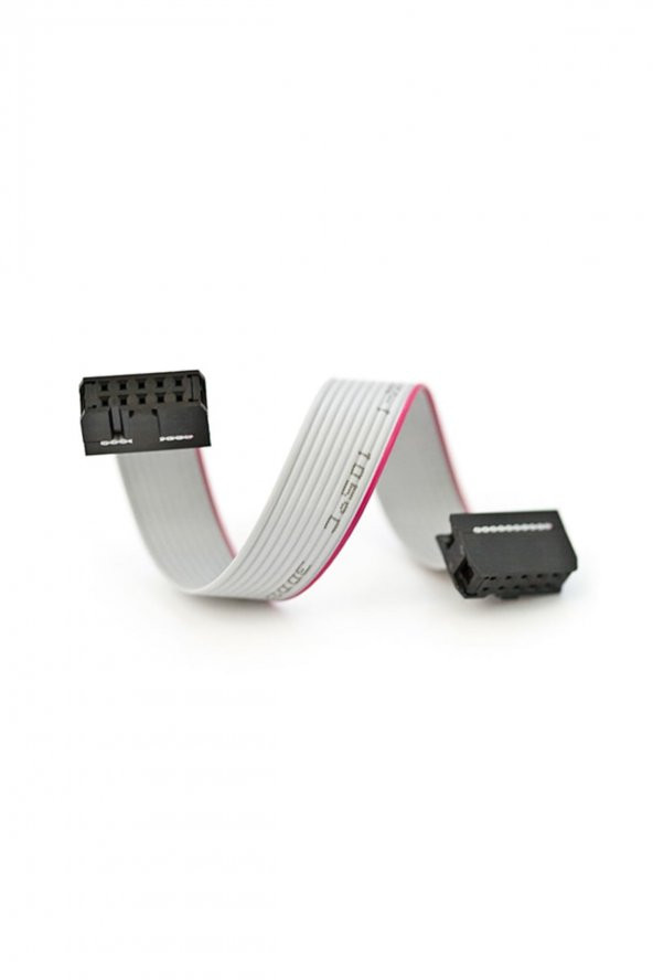 20cm 10 Pin IDC Flat Ribbon Kablo 2.54mm Pitch - 4