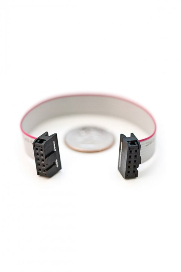 20cm 10 Pin IDC Flat Ribbon Kablo 2.54mm Pitch - 6