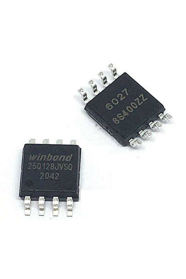 Winbond W25Q128JVSIQ 128M-bit Seri Flash 3.3V SPI  Hafıza Entegresi 65536 Sayfa Uniform 4KB - 6