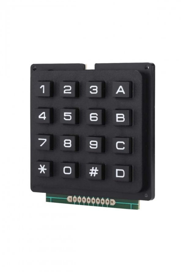 4x4 Matrix Tuş Takımı Keyboard Keypad 16 Buton Alarm Şifre - 7