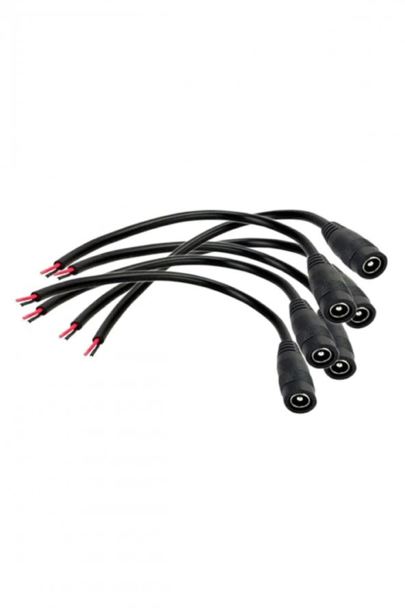 5.5mm x 2.1mm 15cm Dişi Adaptör Kablosu 22Awg 36V 3A Besleme - 7