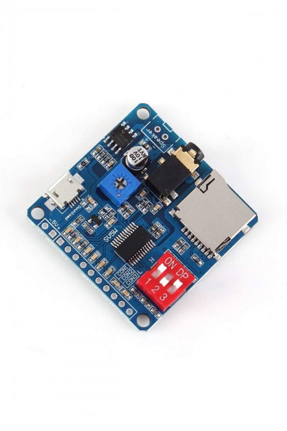 DY-SV5W MP3 Wav Ses Çalma Modülü  Class D Amfi 5W 4-8Ohm Hoparlör - 7