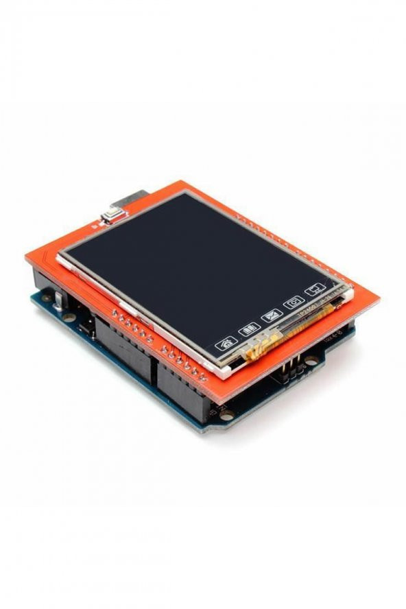 2.4 inch 320x240 TFT Lcd Shield + Resiztif Dokunmatik + MicroSD Soket Reset Butonu 18bit 262K Renk - 3