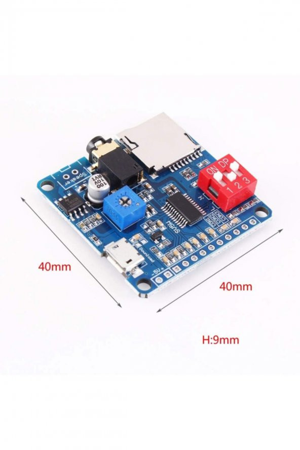 DY-SV5W MP3 Wav Ses Çalma Modülü  Class D Amfi 5W 4-8Ohm Hoparlör - 8
