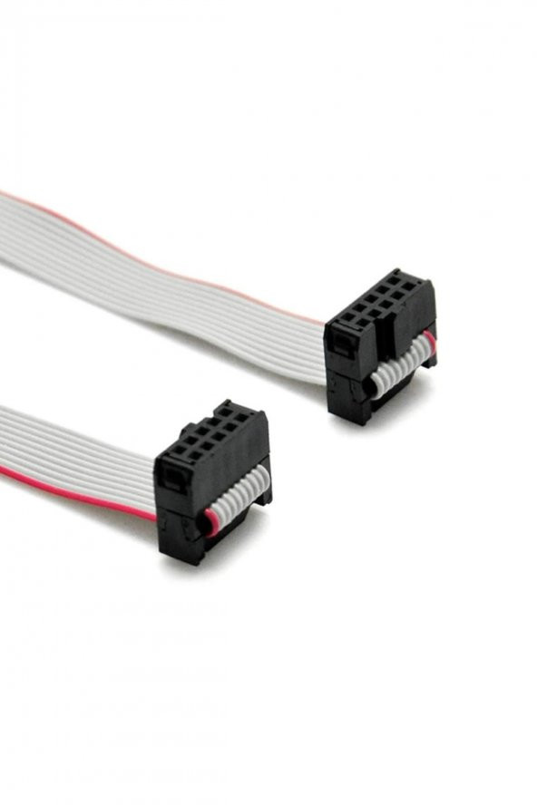 20cm 10 Pin IDC Flat Ribbon Kablo 2.54mm Pitch - 8