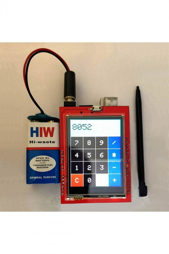 2.4 inch 320x240 TFT Lcd Shield + Resiztif Dokunmatik + MicroSD Soket Reset Butonu 18bit 262K Renk - 6