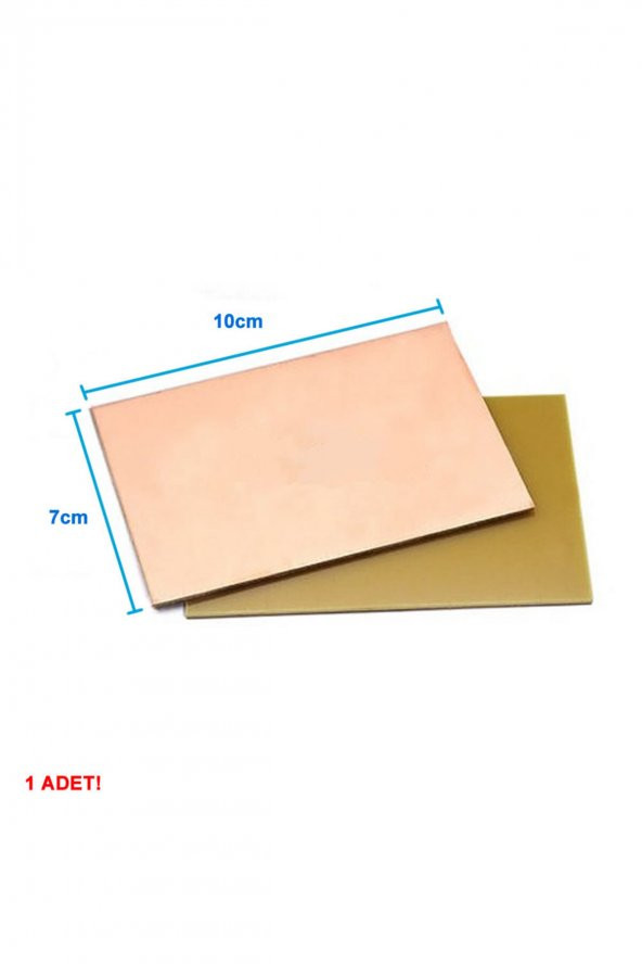 7x10cm Tek Yüz Bakır Plaket Pcb Elektronik Baskı Devre Prototip Test Deney Deneme Kartı FR4 Kaliteli Pcb Levha - 8