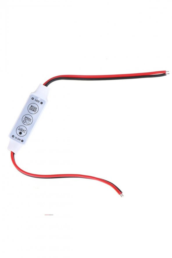 DC 12-24V 3 Tuş Led Dimmer Hafızalı 12A 3 Modlu 5050 3528 5630
