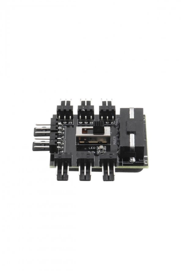 8 Port Fan Çoğaltıcı Hub Kartı IDE Güç Giriş Soketi Hız Kontrol - 4