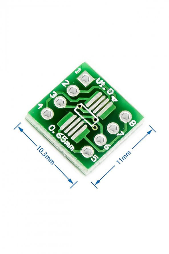 SSOP8  SOP8 DIP8 Smd Çevirici Pcb  SOP8 SSOP8 TSSOP8 SSOP TSSOP MSOP Elektronik Devre Kartı Prototip Deney Kartı FR4