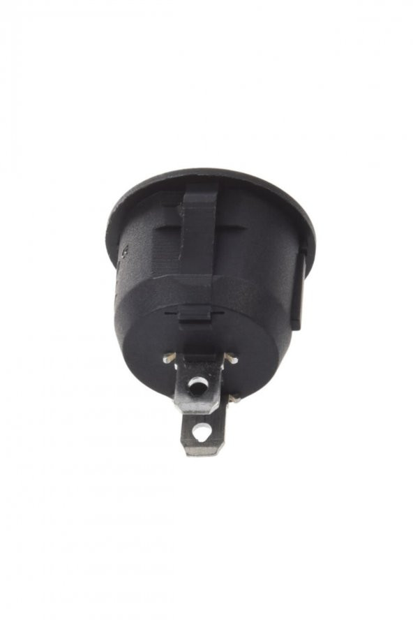 23mm Yuvarlak 2 Pin Anahtar Buton Kcd1 Siyah - Resim 8