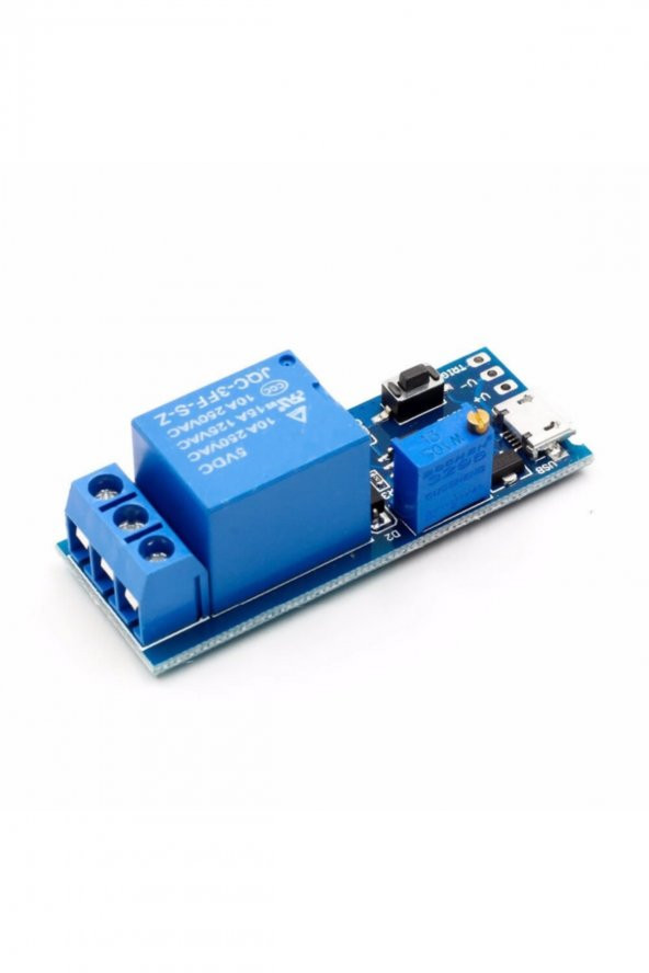 5V-30V Micro Usb Zaman Gecikme Röle Modülü 0-24sn Potansiyometre - 3
