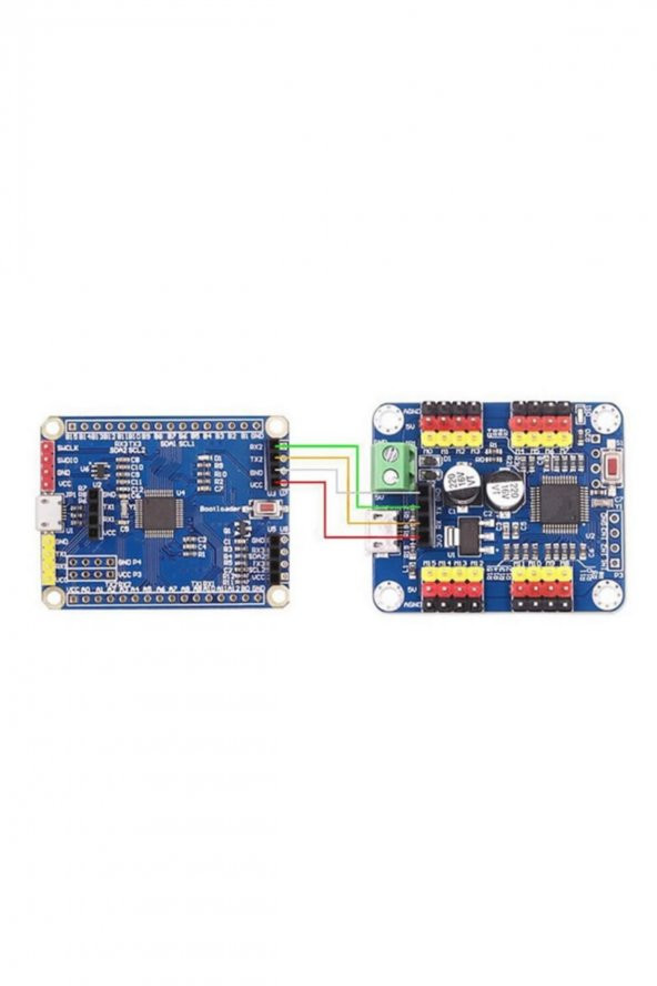 16 Kanal Servo Motor Kontrol Kartı Robot PWM Motor Sürücü USB TTL - 6