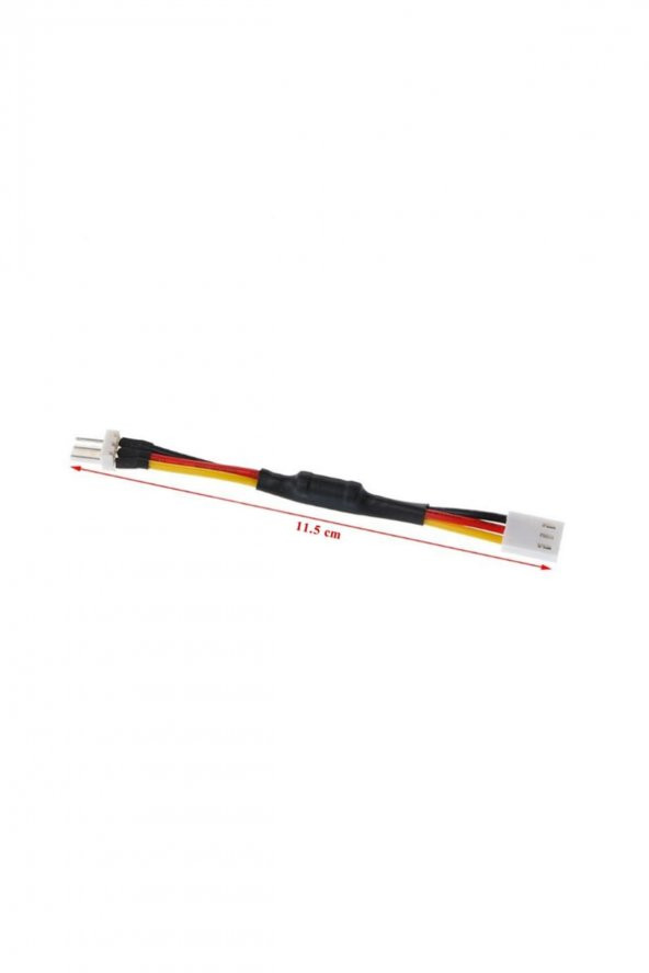 3 Pin Fan Kablosu Hız Yavaşlatıcı Dirençli 10cm Bilgisayar Cpu - 4