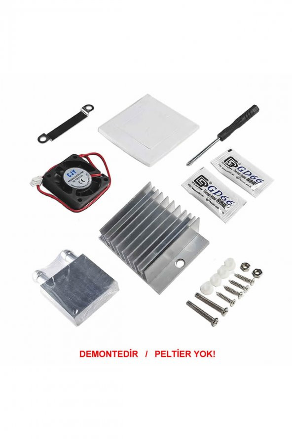 Termo Elektrik Peltier Su Sıvı Soğutucu Sistem  DC 12V 6A 60W Bilgisayar Cpu Klima Buzdolabı