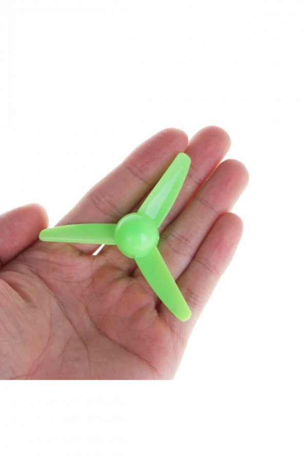 80mm Pervane 3 Kanat Oyuncak Rüzgar Gülü Kürek Botu Motor RC DIY - 3
