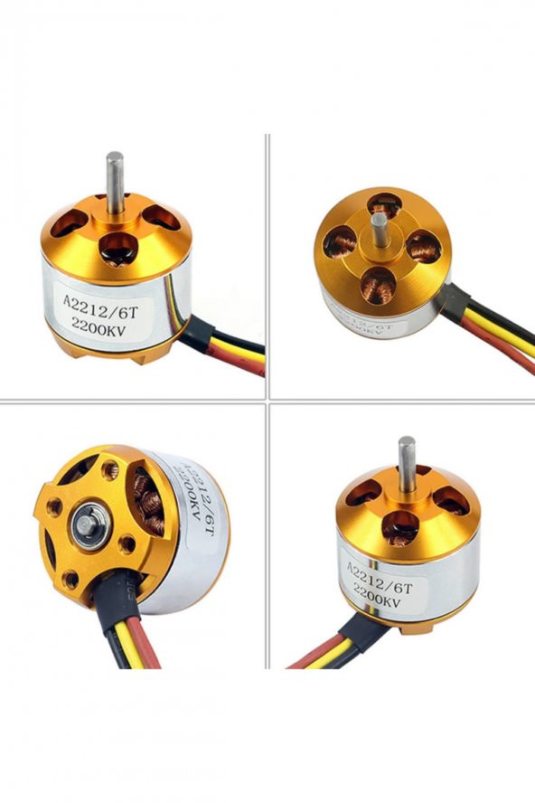 A2212 2200KV Fırçasız Motor Multicopter RC Drone  2S-3S Lipo - 6