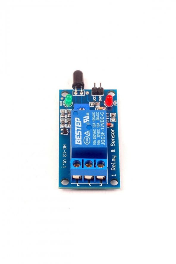 12V Röleli Alev Ateş Algılama Sensör Modülü Yangın Alarmı 80cm - 8